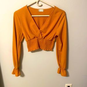 Altered state cropped blouse